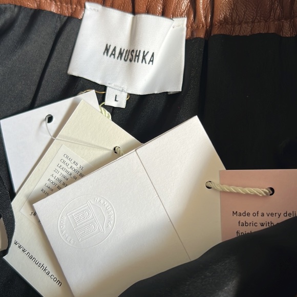 NWT Nanushka Tie Waist Mini Skirt - Picture 10 of 12